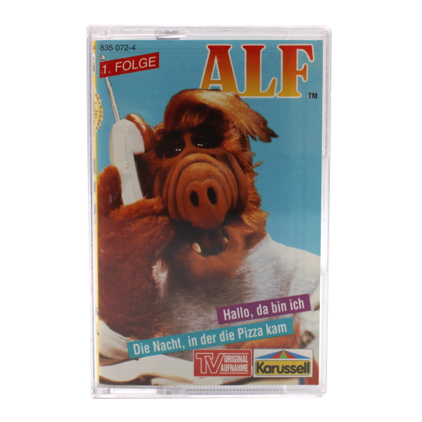 Alf Hörspielkassette Folge 1 - Hallo, da bin ich & Die Nacht, in der die Pizza kam von Karussell